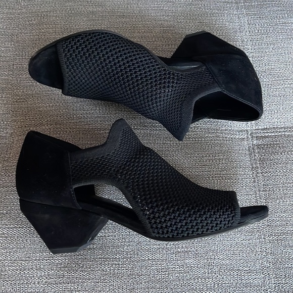 New without box Eileen Fisher Wink Knit Open Toe Pump SZ 7 - Picture 9 of 9